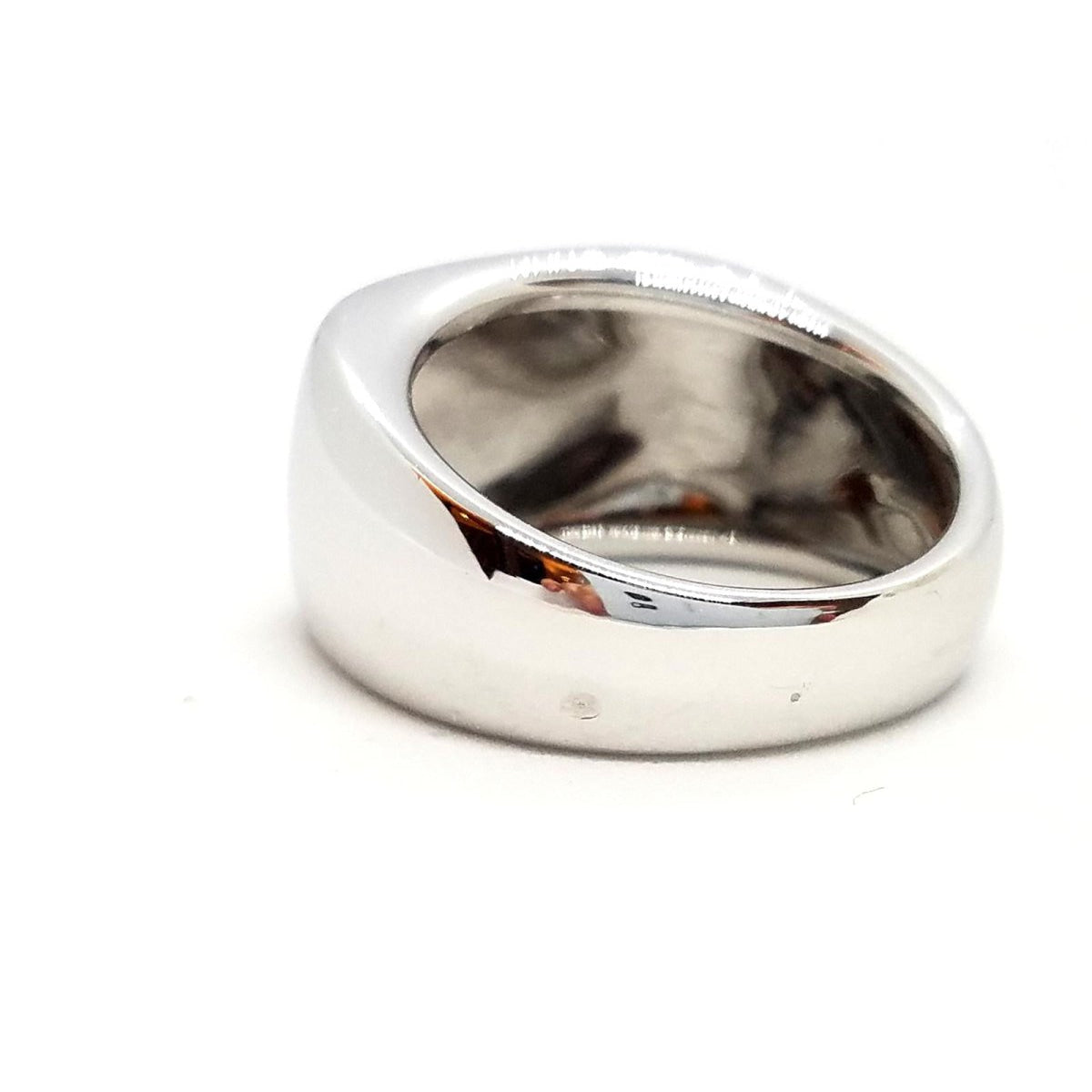 Bague Chevalière MAUBOUSSIN "Grande Cocotte" en or blanc - Castafiore