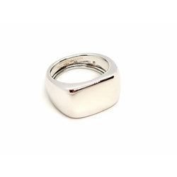 Bague Chevalière MAUBOUSSIN "Grande Cocotte" en or blanc - Castafiore