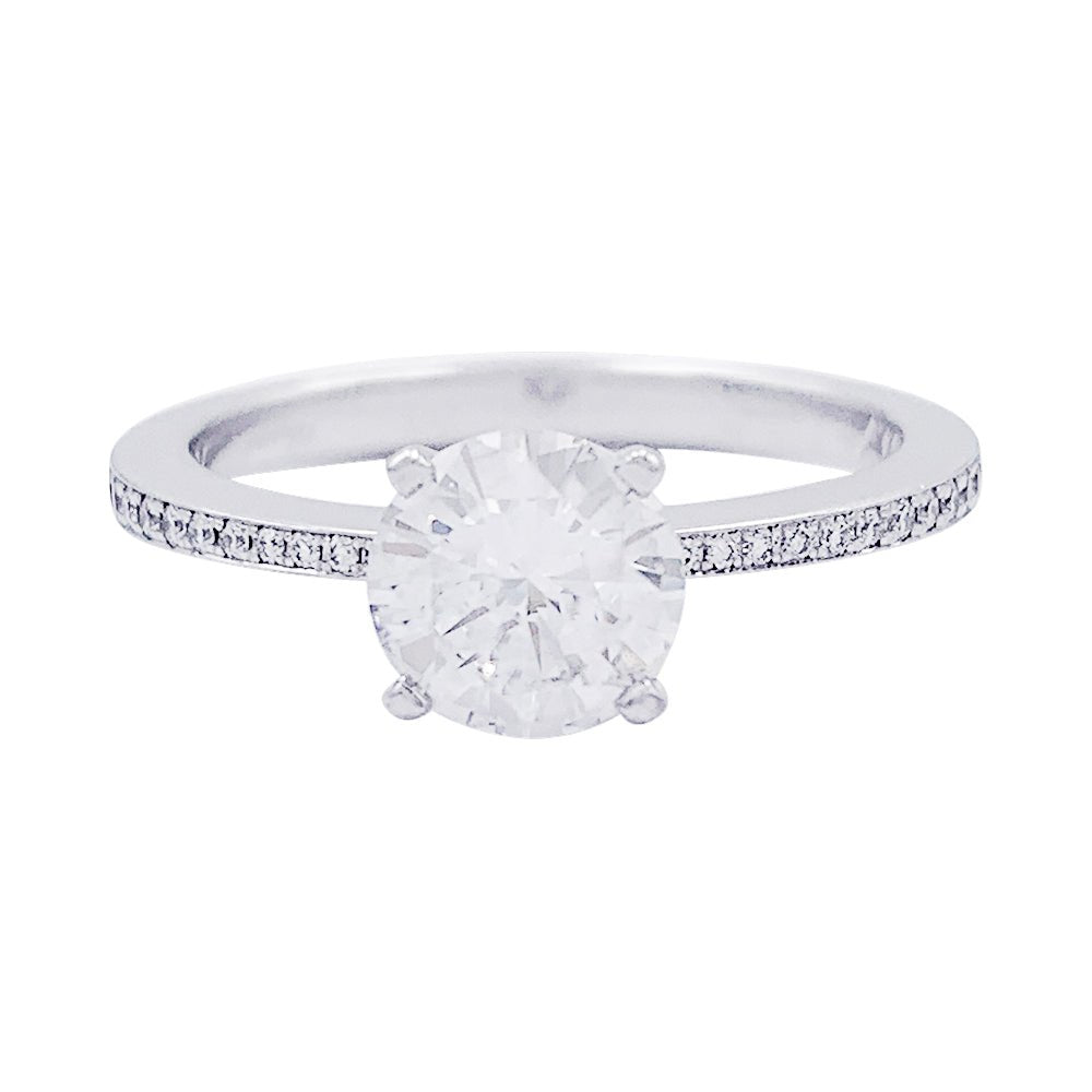 Bague CHOPARD en or blanc et diamant - Castafiore