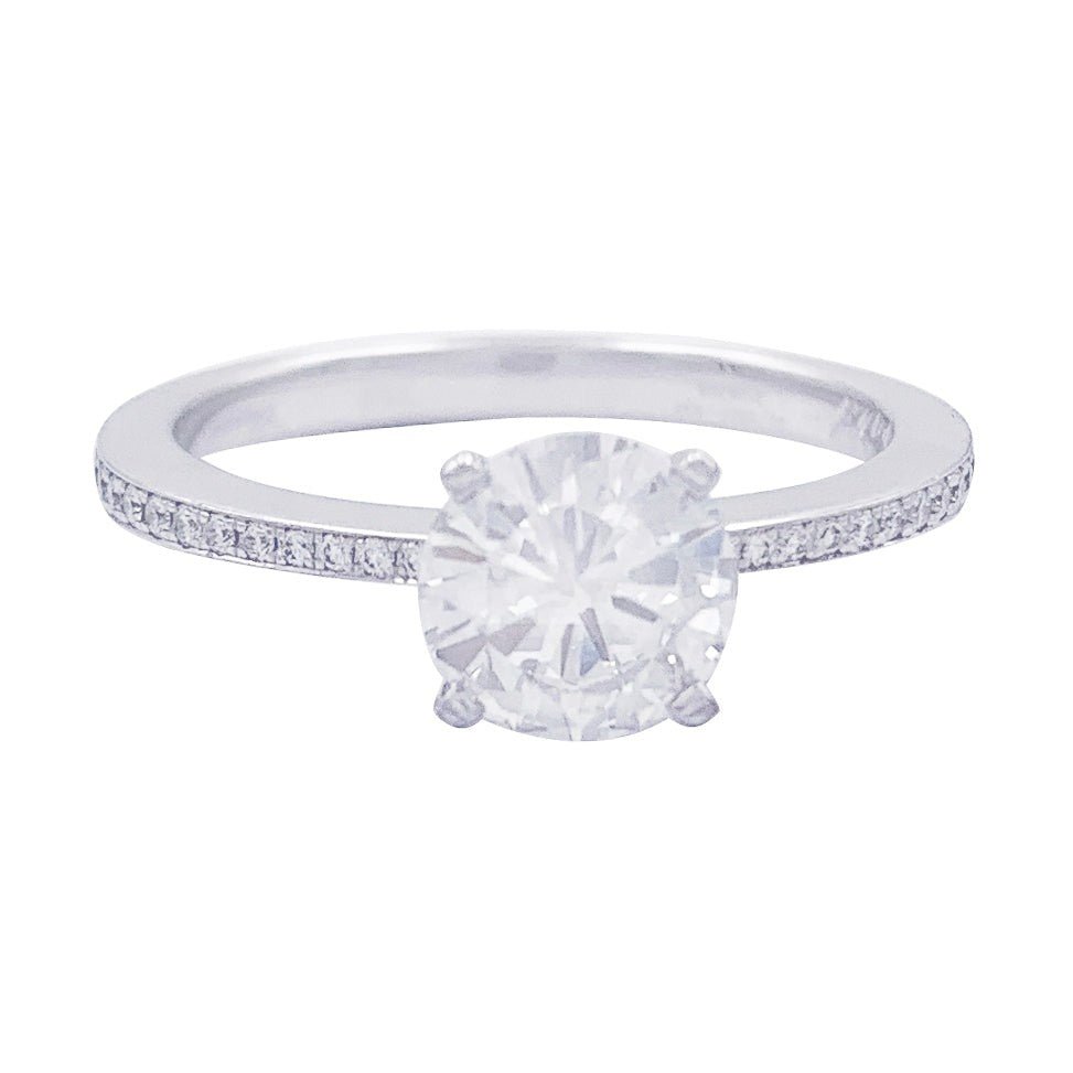 Bague CHOPARD en or blanc et diamant - Castafiore
