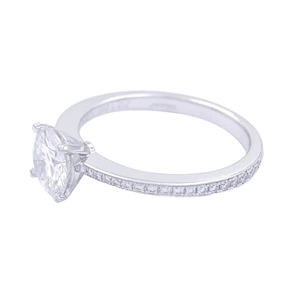 Bague CHOPARD en or blanc et diamant - Castafiore