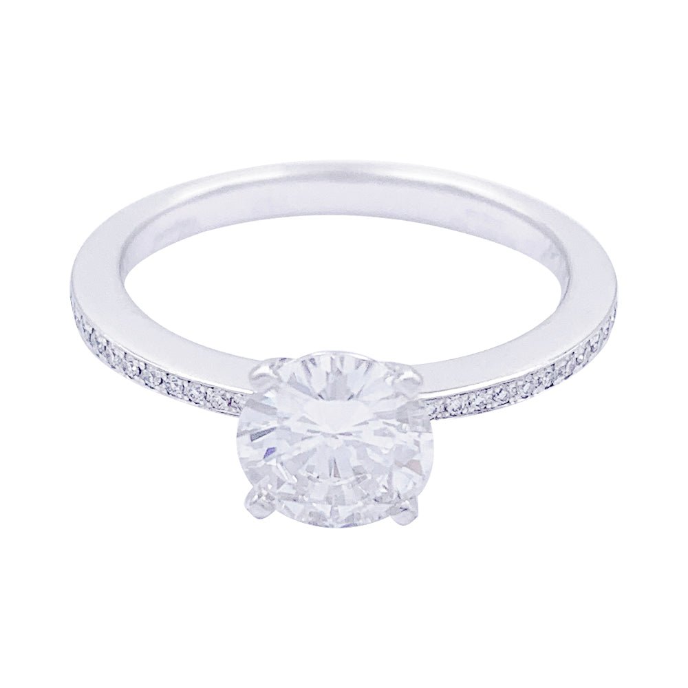 Bague CHOPARD en or blanc et diamant - Castafiore