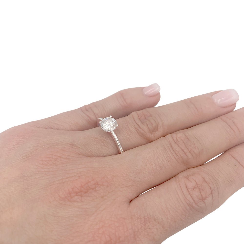 Bague CHOPARD en or blanc et diamant - Castafiore