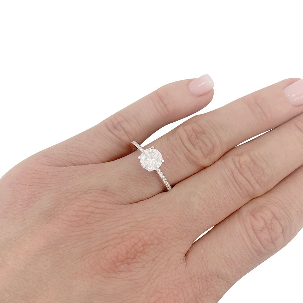 Bague CHOPARD en or blanc et diamant