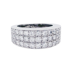 Bague CHOPARD en or blanc et diamants - Castafiore