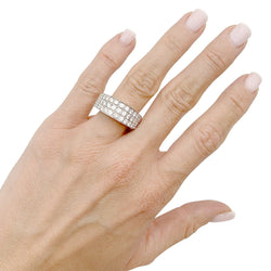 Bague CHOPARD en or blanc et diamants - Castafiore