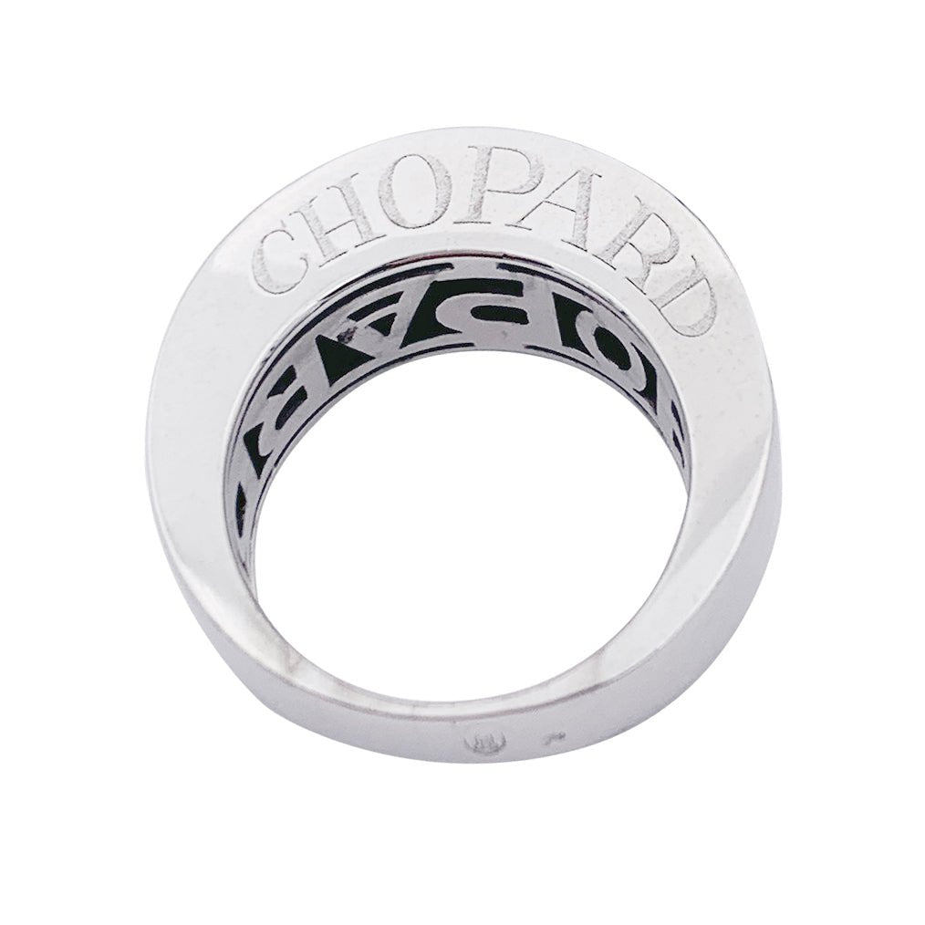 Bague CHOPARD en or blanc et diamants - Castafiore