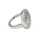 Bague CHOPARD "Happy Diamonds" en or blanc et diamants - Castafiore