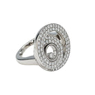 Bague CHOPARD "Happy Diamonds" en or blanc et diamants - Castafiore