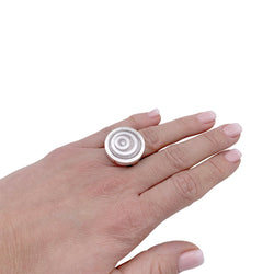 Bague CHOPARD, "Happy Spirit" en or blanc et diamant - Castafiore