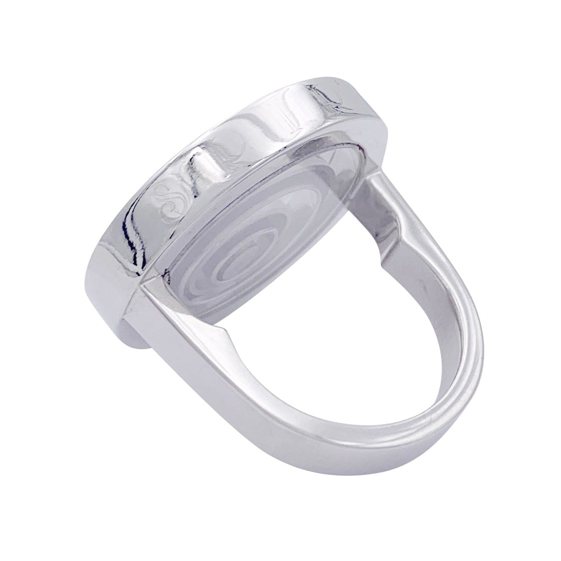 Bague CHOPARD, "Happy Spirit" en or blanc et diamant - Castafiore