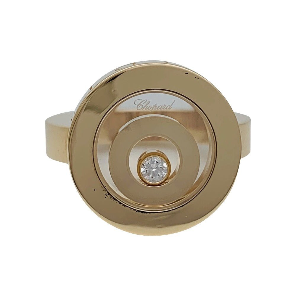 Bague CHOPARD, "Happy Spirit", or jaune, diamant - Castafiore
