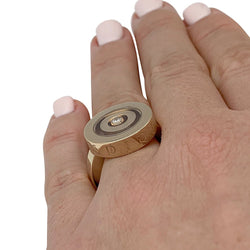 Bague CHOPARD, "Happy Spirit", or jaune, diamant - Castafiore