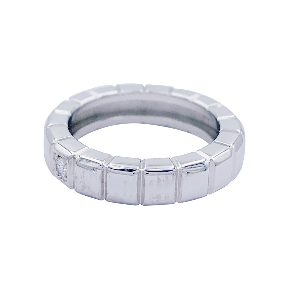 Bague Chopard, "Ice Cube", or blanc, diamant - Castafiore