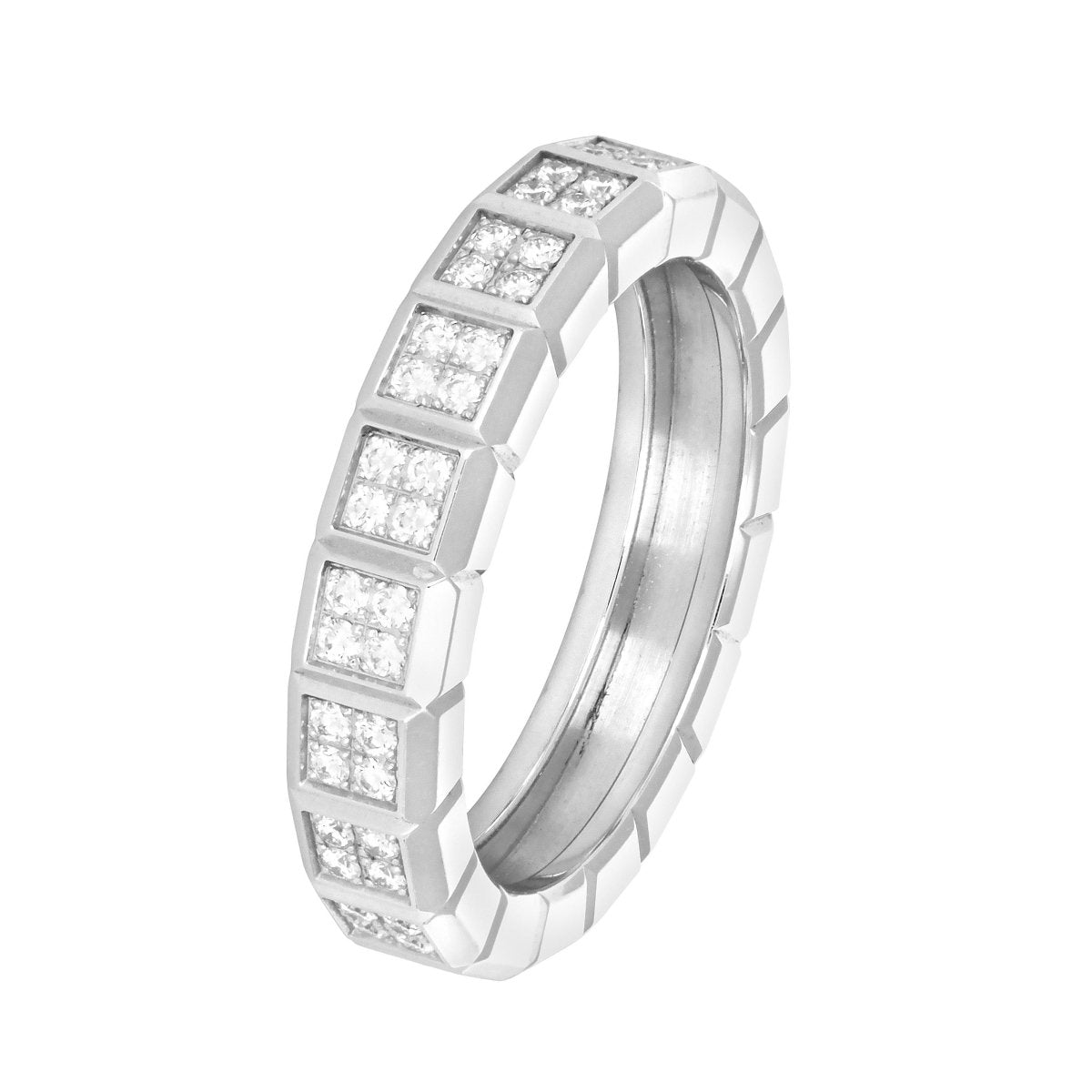 Ring Chopard Ice Cube White Gold and diamonds Castafiore