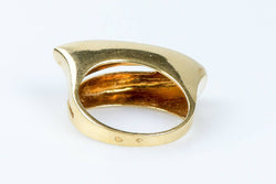 Bague citrine en or jaune 18 carats - Castafiore