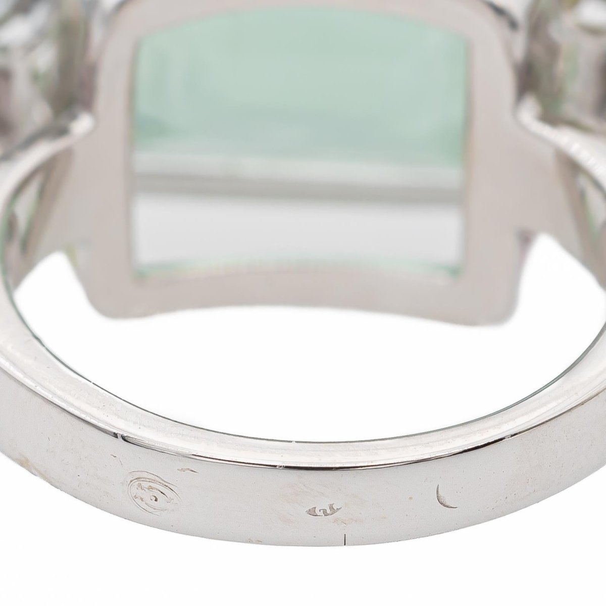 Bague Cocktail béryl et or blanc - Castafiore