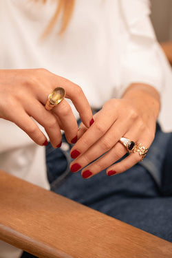 Bague Cocktail en or et péridot - Castafiore