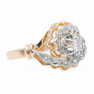 Bague Cocktail en or rose et diamants - Castafiore