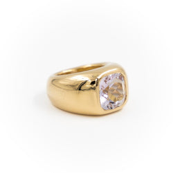 Bague Cocktail Or jaune Améthyste - Castafiore