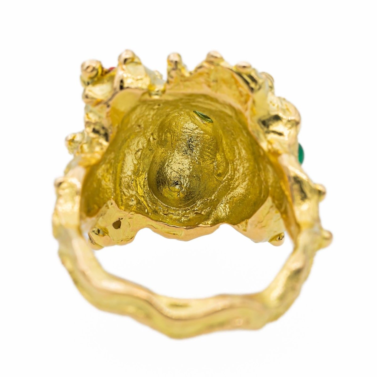 Bague Cocktail Or jaune Corail - Castafiore