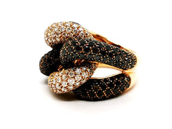 Bague Cocktail Or jaune Diamant - Castafiore