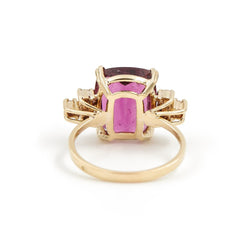 Bague Cocktail Or jaune Tourmaline - Castafiore