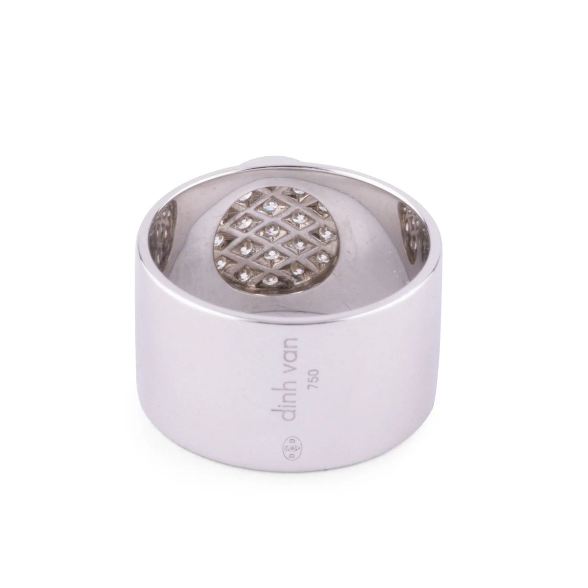 Bague de la Maison Dinh Van,modèle Anthea en or gris - Castafiore