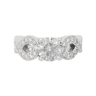 Bague diamant 0,94 carat en or blanc - Castafiore