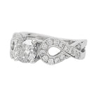 Bague diamant 0,94 carat en or blanc - Castafiore