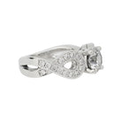 Bague diamant 0,94 carat en or blanc - Castafiore