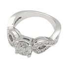 Bague diamant 0,94 carat en or blanc - Castafiore