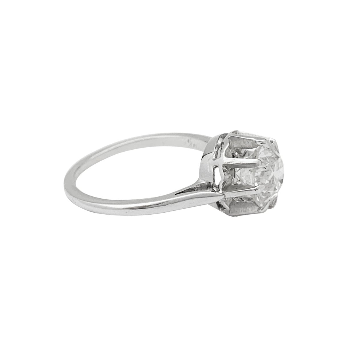 Bague diamant 1,52 carat en platine et or - Castafiore