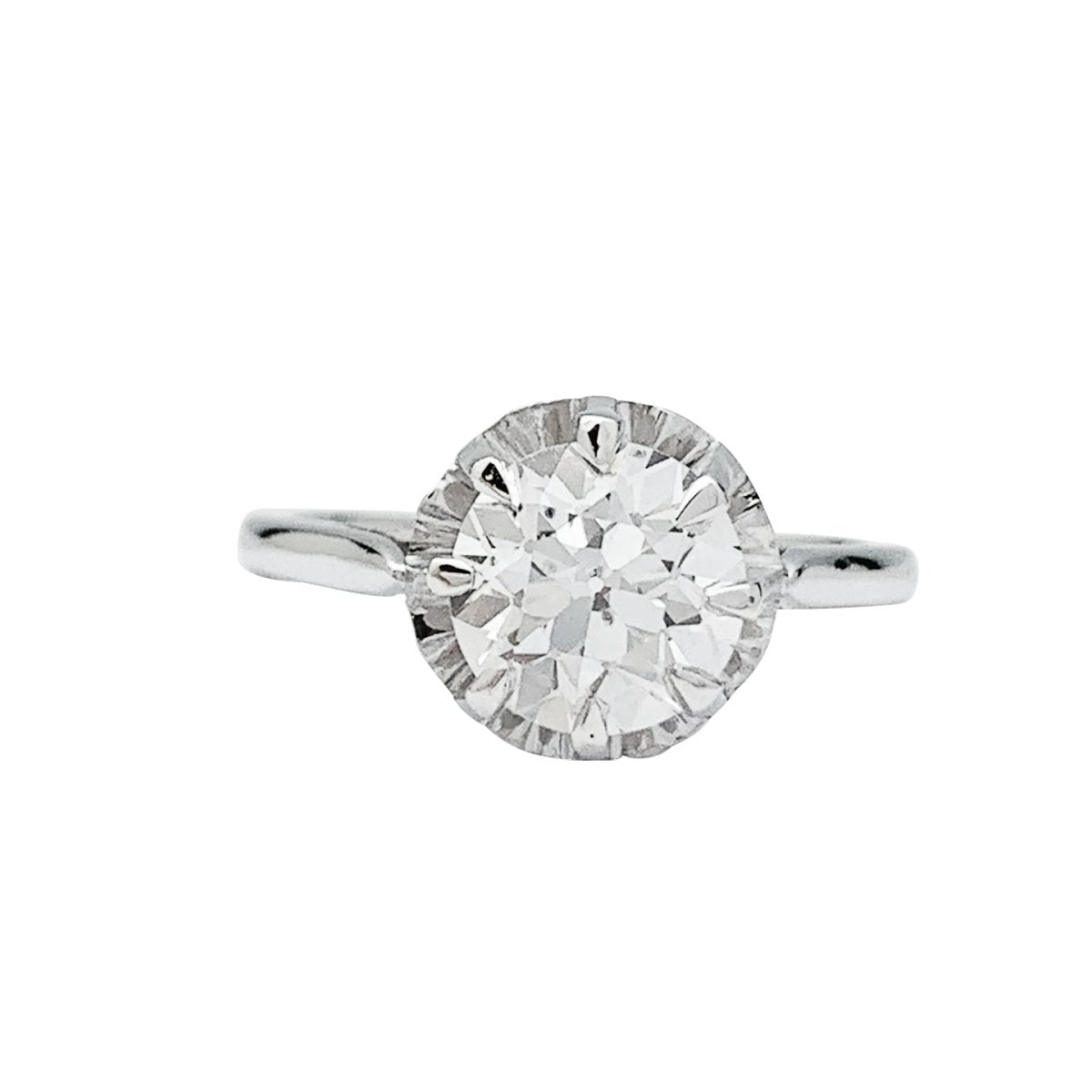 Bague diamant 1,52 carat en platine et or - Castafiore