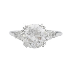 Bague diamant 2 carats, platine - Castafiore