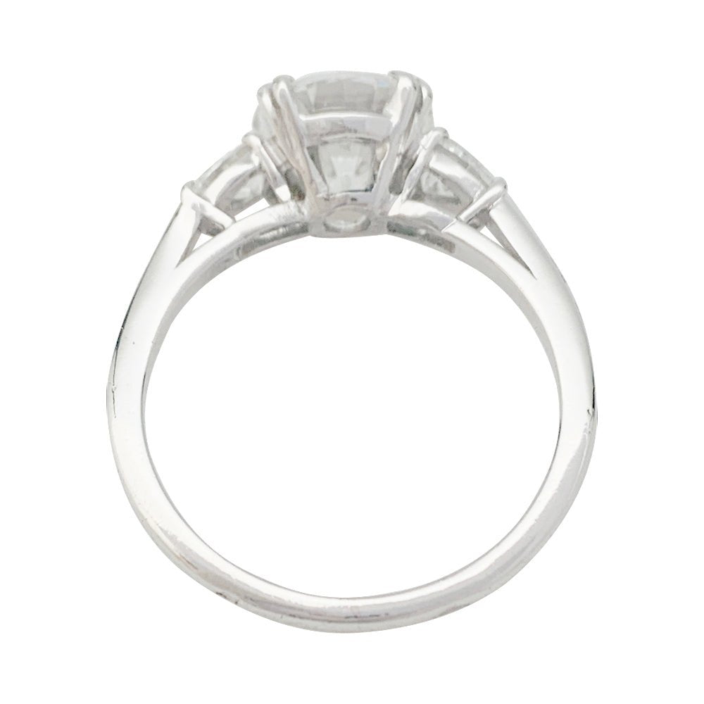 Bague diamant 2 carats, platine - Castafiore