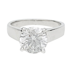 Bague diamant 2,01 carats, en or platine - Castafiore