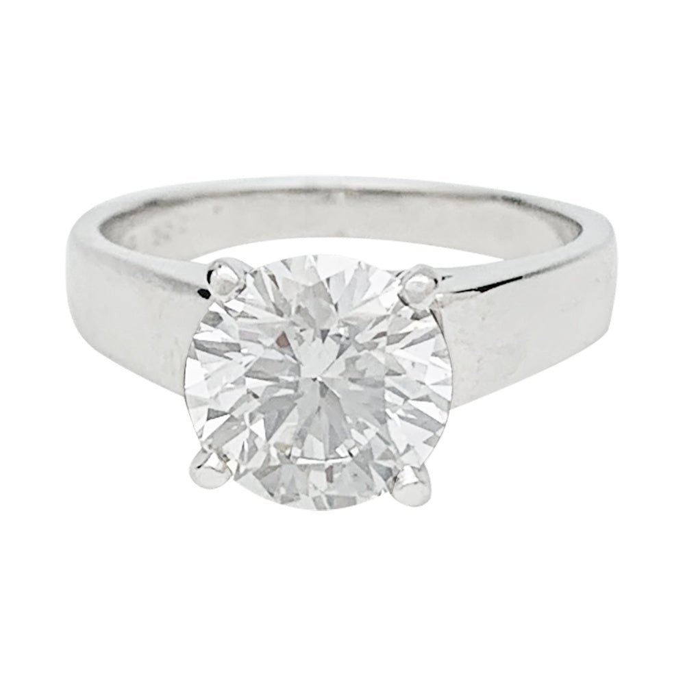 Bague diamant 2,01 carats, en or platine - Castafiore