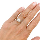Bague diamant 2,01 carats, en or platine - Castafiore