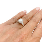 Bague diamant 2,01 carats, en or platine - Castafiore