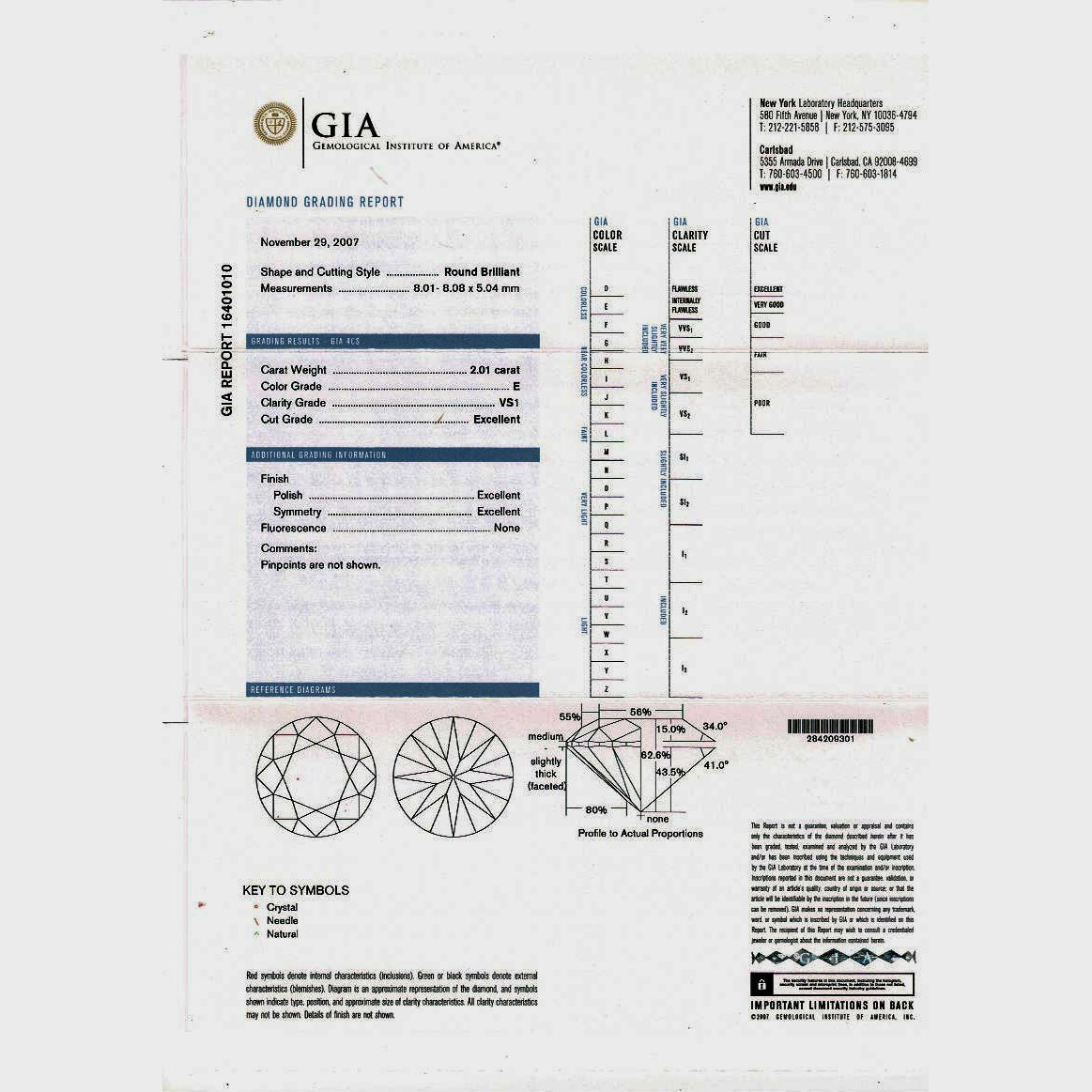 Bague diamant 2,01 carats, en or platine - Castafiore