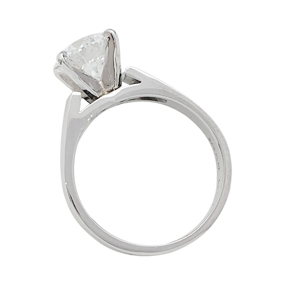 Bague diamant 2,01 carats, en or platine - Castafiore