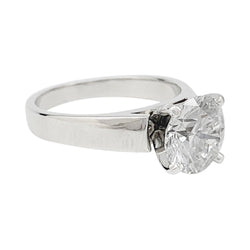 Bague diamant 2,01 carats, en or platine - Castafiore