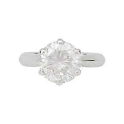 Bague diamant 2,52 carats, en or blanc - Castafiore