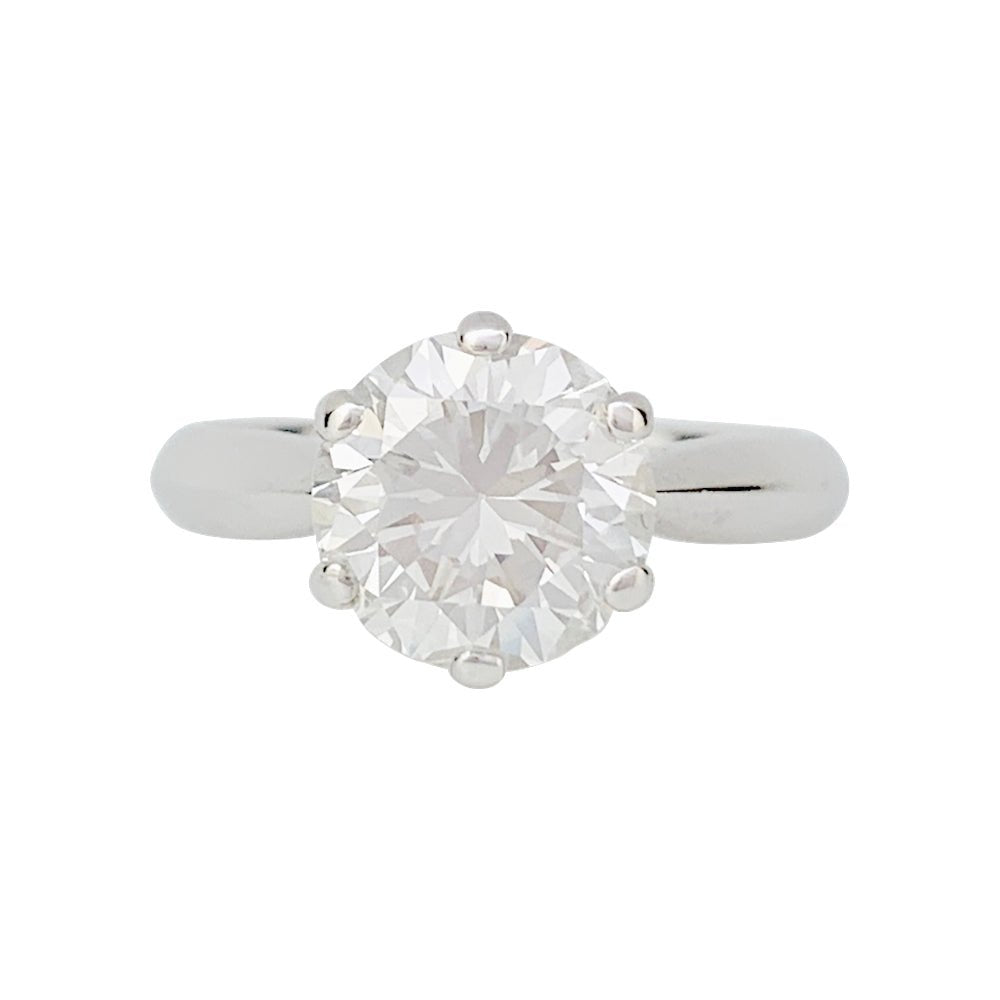 Bague diamant 2,52 carats, en or blanc - Castafiore