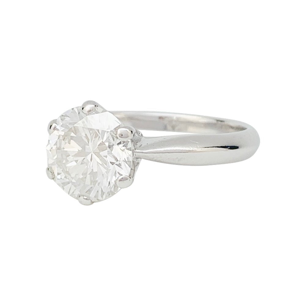 Bague diamant 2,52 carats, en or blanc - Castafiore