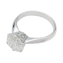 Bague diamant 2,52 carats, en or blanc - Castafiore