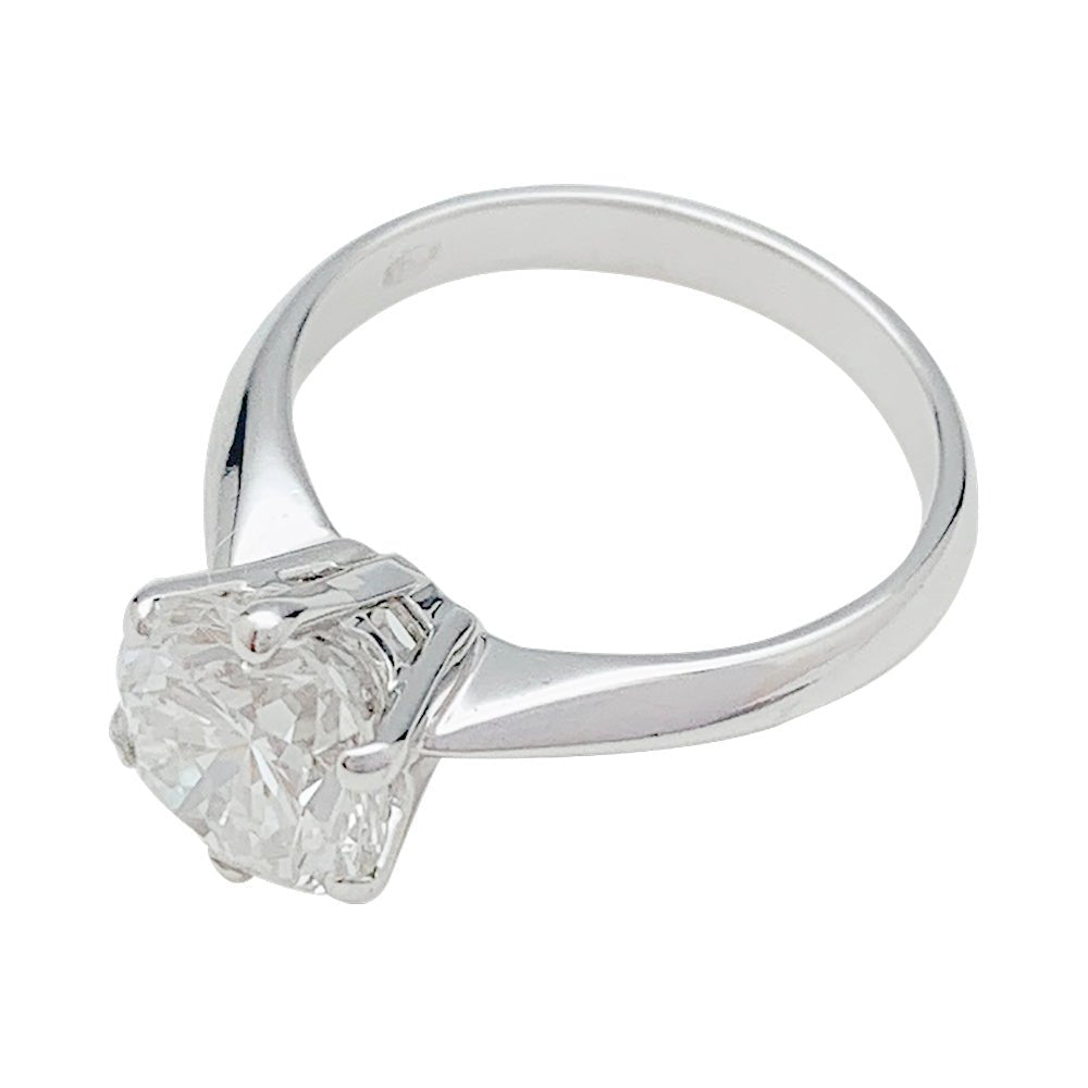 Bague diamant 2,52 carats, en or blanc - Castafiore
