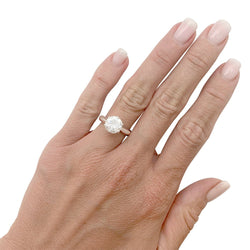 Bague diamant 2,52 carats, en or blanc - Castafiore