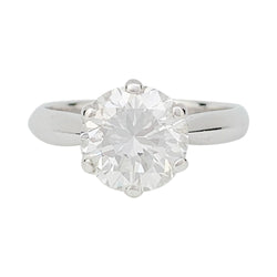 Bague diamant 2,52 carats, en or blanc - Castafiore